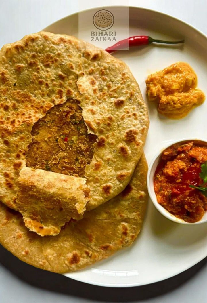 Sattu Paratha with Dahi