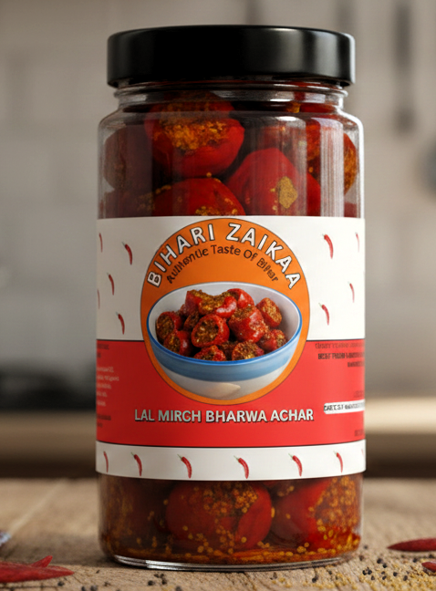 Lal Mirch Bharwa Achar - 250 Gm